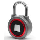 Электронный замок GLS с отпечатком пальца и Bluetooth (красный)