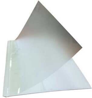 Твердые обложки для МеталБинд с плёнкой индивидуальные альбомные O.POUCH COVER А4, 217х300 мм без окна, белые