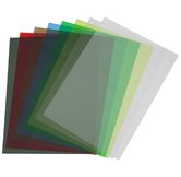 Обложки прозрачные пластиковые матовые А4 0.4 мм красные 50 шт.