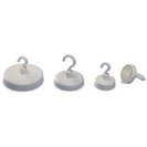 Магнитный крючок Magnetoplan круглый, d=25 мм, 2 кг, бел.