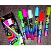 Набор цветных флуоресцентных маркеров, 6 цветов