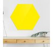 Доска стеклянная магнитно-маркерная шестиугольная Askell Hexagon лимонная, 45 см.