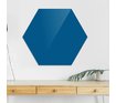 Доска стеклянная магнитно-маркерная шестиугольная Askell Hexagon синяя, 90 см.