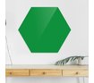 Доска стеклянная магнитно-маркерная шестиугольная Askell Hexagon зеленая, 120 см.