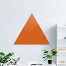 Доска стеклянная магнитно-маркерная треугольная Askell Triangle оранжевая, 120 см.