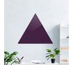 Доска стеклянная магнитно-маркерная треугольная Askell Triangle фиолетовая, 120 см.