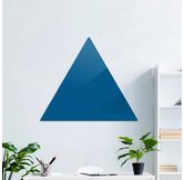 Доска стеклянная магнитно-маркерная треугольная Askell Triangle синяя, 120 см.