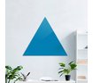 Доска стеклянная магнитно-маркерная треугольная Askell Triangle голубая, 60 см.