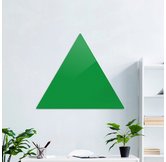 Доска стеклянная магнитно-маркерная треугольная Askell Triangle зеленая, 120 см.