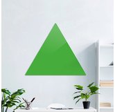 Доска стеклянная магнитно-маркерная треугольная Askell Triangle лаймовая, 90 см.