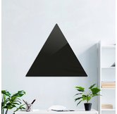 Доска стеклянная магнитно-маркерная треугольная Askell Triangle черная, 60 см.
