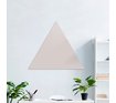 Доска стеклянная магнитно-маркерная треугольная Askell Triangle светло-серая, 90 см.