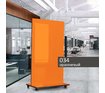 Доска мобильная стеклянная магнитно-маркерная ASKELL Mobile оранжевая, 125х170 см