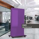 Доска мобильная стеклянная магнитно-маркерная ASKELL Mobile фиолетовая, 125х170 см