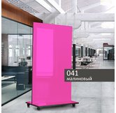 Доска мобильная стеклянная магнитно-маркерная ASKELL Mobile пурпурная, 100х170 см