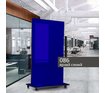 Доска мобильная стеклянная магнитно-маркерная ASKELL Mobile ярко-синяя, 100х170 см