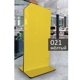 Доска мобильная стеклянная магнитно-маркерная ASKELL Mobile Sim желтая, 100х170 см