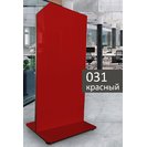 Доска мобильная стеклянная магнитно-маркерная ASKELL Mobile Sim красная, 125х170 см