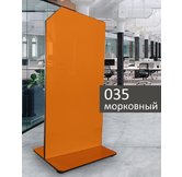 Доска мобильная стеклянная магнитно-маркерная ASKELL Mobile Sim морковная, 100х170 см