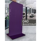 Доска мобильная стеклянная магнитно-маркерная ASKELL Mobile Sim фиолетовая, 125х170 см
