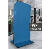 Доска мобильная стеклянная магнитно-маркерная ASKELL Mobile Sim голубая, 125х170 см