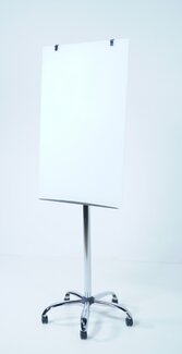 Флипчарт стеклянный магнитно-маркерный Askell Flipchart светло-серый, 68х105 см