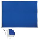Доска c текстильным покрытием для объявлений 90х120 см синяя, BRAUBERG