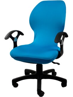 Чехол на компьютерное кресло и стул ГЕЛЕОС 704, светло-синий