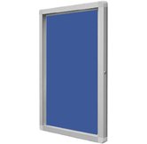 Доска витрина текстильная водонепронициемая синяя модель 1, 53x70 см (4xA4) GT14A4W