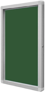 Доска витрина текстильная водонепронициемая зеленая модель 1, 75x70 см (6xA4) GT16A4W