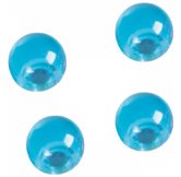 Мини-магниты, d=14мм, 4шт/уп, голубые, кругл, выпукл, тонир, блист. 1666014