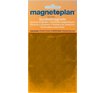 Магниты символьные, d=15мм, круглые, 30шт, оранжевые, д/планингов 1253144