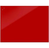 Доска стеклянная, магнитно-маркерная, ASKELL Lux, красная, 90x120 см., (S090120-031)