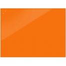 Доска стеклянная, магнитно-маркерная, ASKELL Lux, морковная, 90x120 см., (S090120-035)