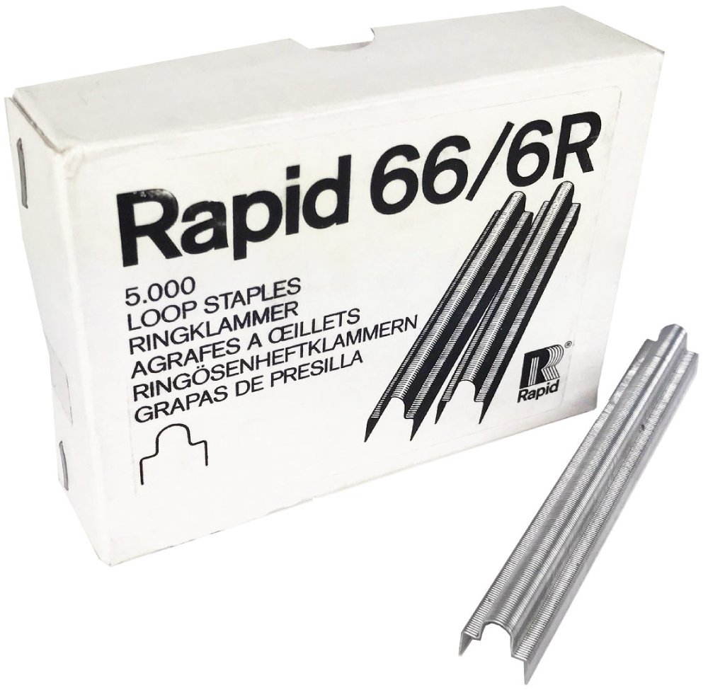 Скобы для степлера Rapid 66/6R, кольцевые