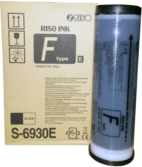 Краска для ризографов Riso Kagaku F (S-6930), черная