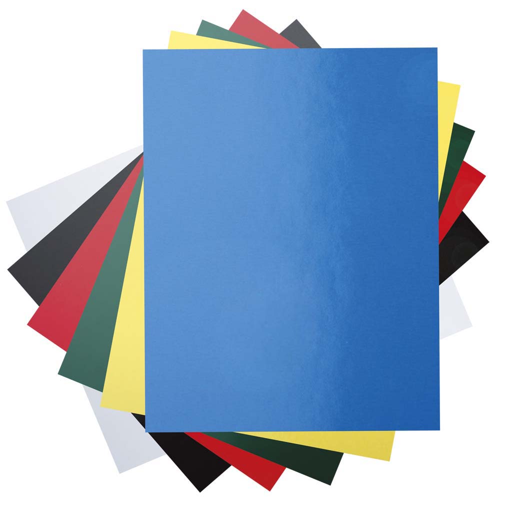 Обложки картон А4 ''лен'' синий 250 г/кв.м 100 шт.