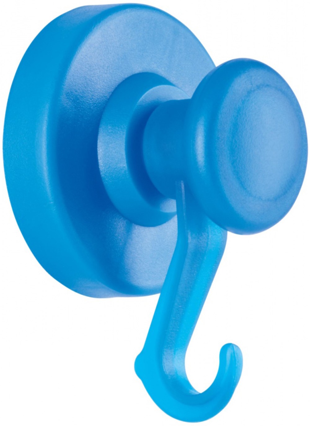 Магнитный крючок Magnetoplan для пальто, d=68 мм, 20 кг, голубой