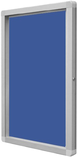 Доска витрина текстильная водонепронициемая синяя модель 1, 75x70 см (6xA4) GT16A4W